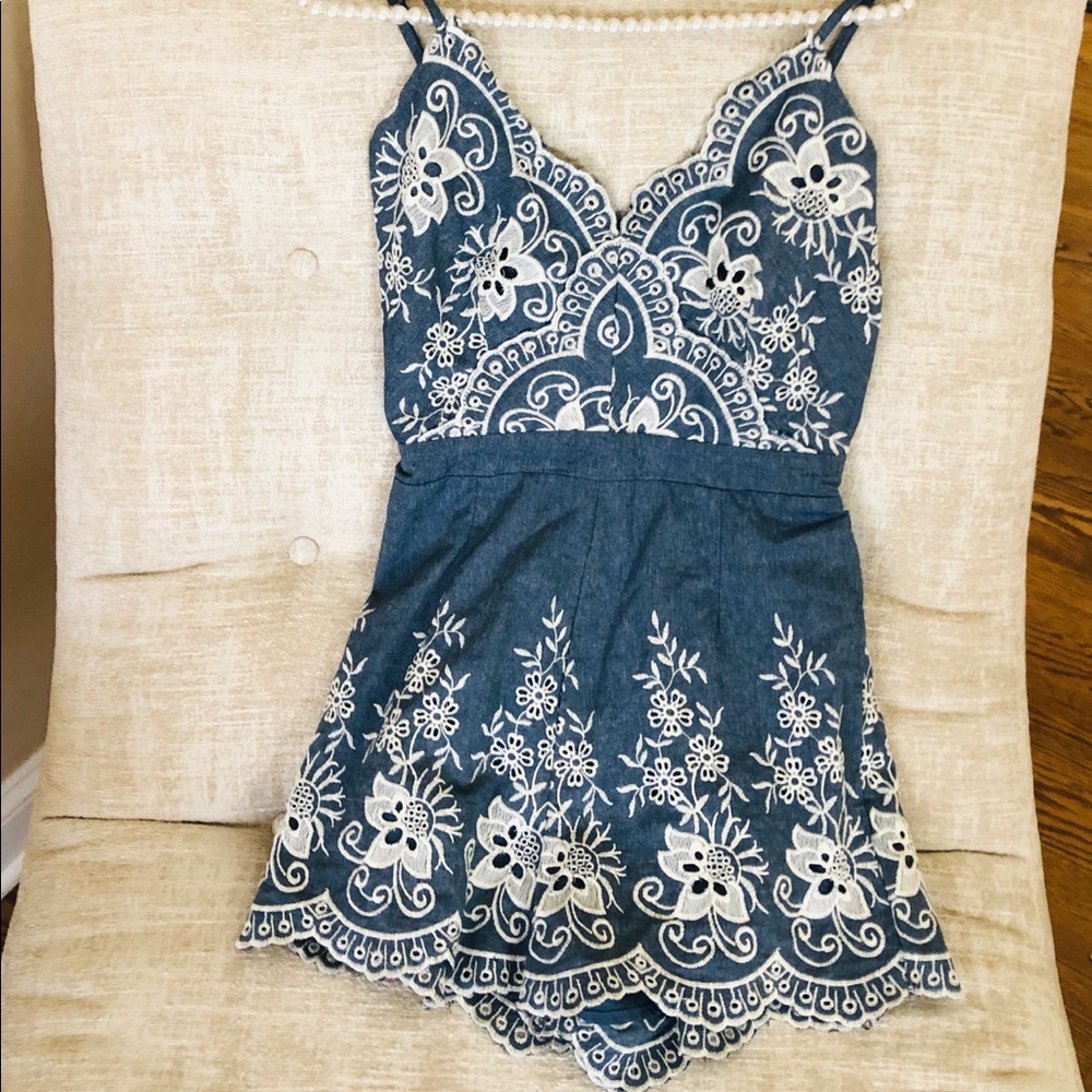 Lace romper